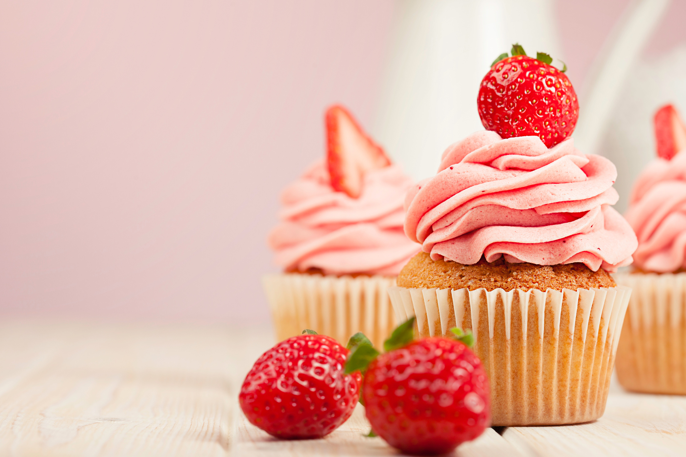 Strawberry cupcakes
